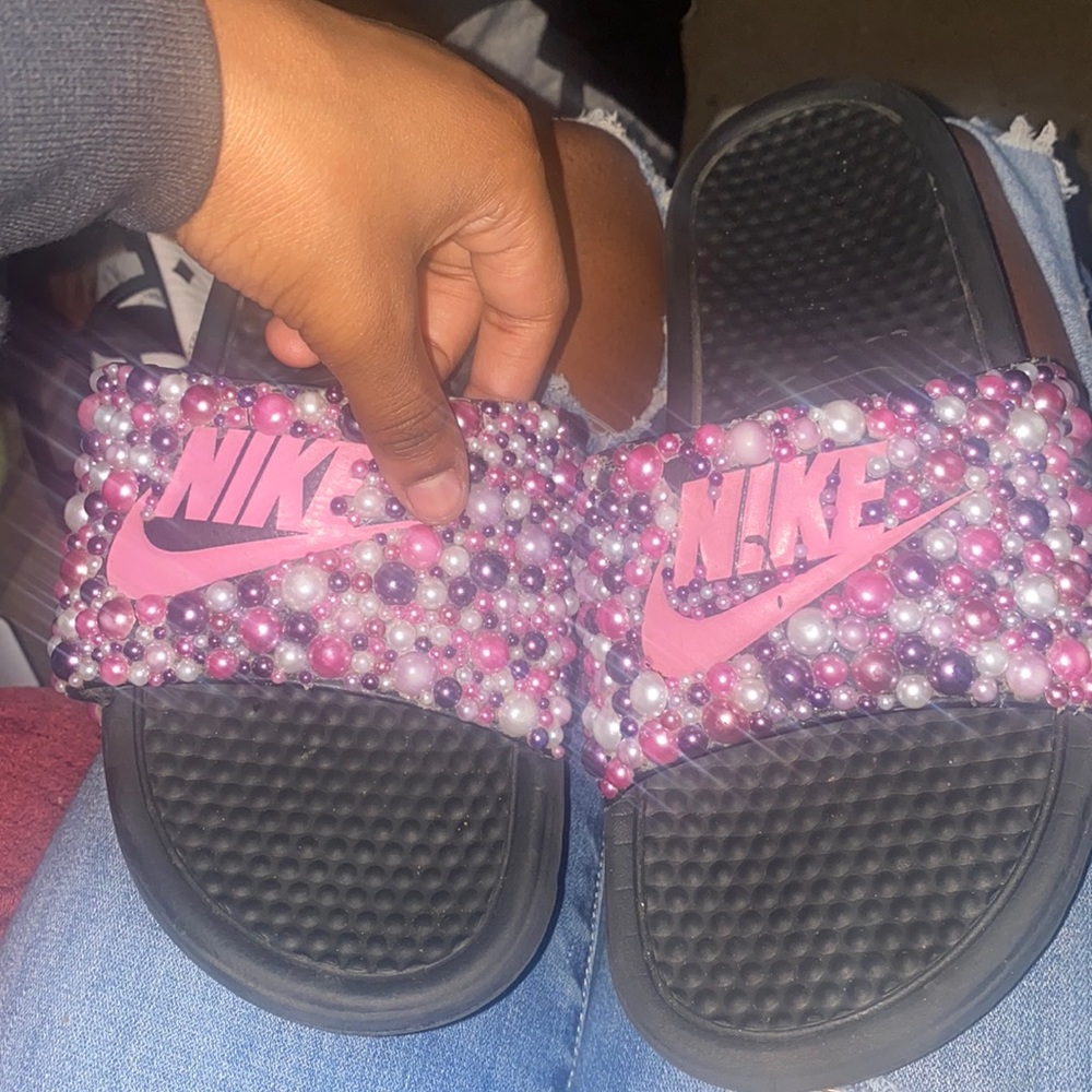 Custom Nike slides